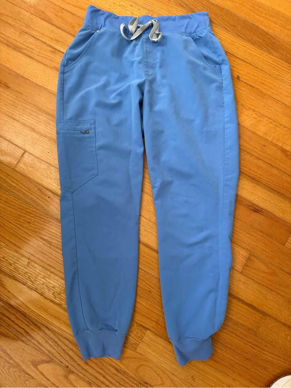 Figs Zamora Scrub Joggers in Ceil Blue - Picture 3 of 6